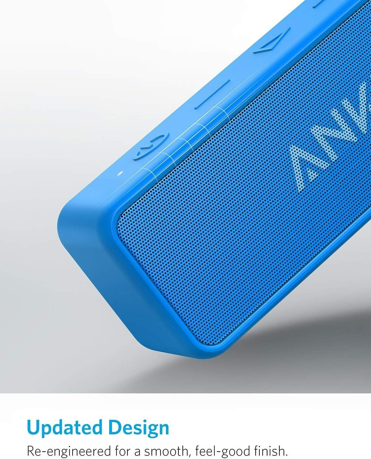 Anker Soundcore 2 Bluetooth Lautsprecher, Fantastischer Sound Enormer Bass Blau