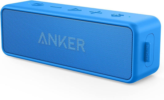 Anker Soundcore 2 Bluetooth Lautsprecher, Fantastischer Sound Enormer Bass Blau