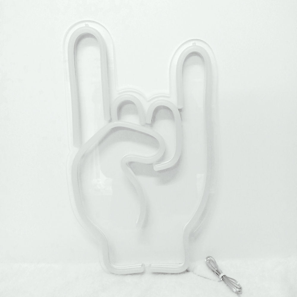 Rock on Neon Studio Lampe Mukker Gifts Shop