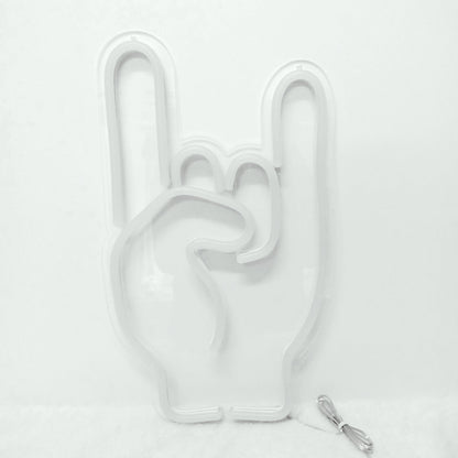 Rock on Neon Studio Lampe Mukker Gifts Shop