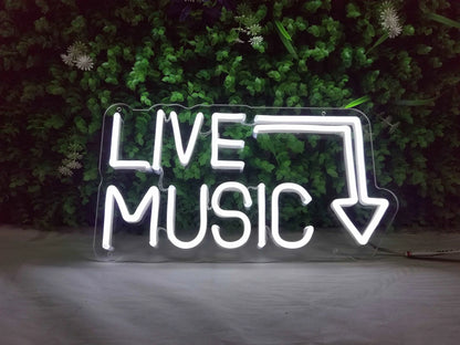 Live Music Neonlicht