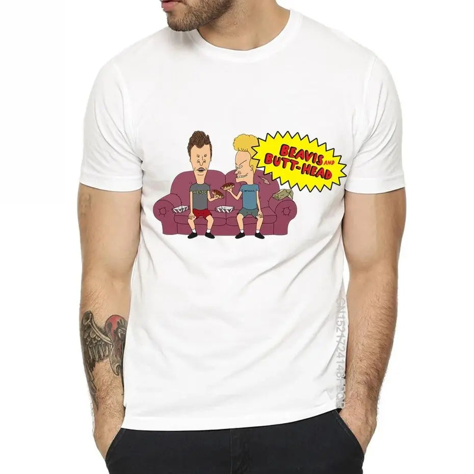 Beavis & Butthead Rock-Rebellen Style Shirt Mukker Gifts Shop