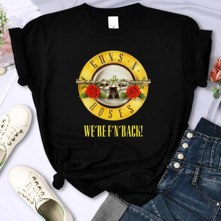 Rock Beach Glamour: Guns N' Roses Shirt Mukker Gifts Shop