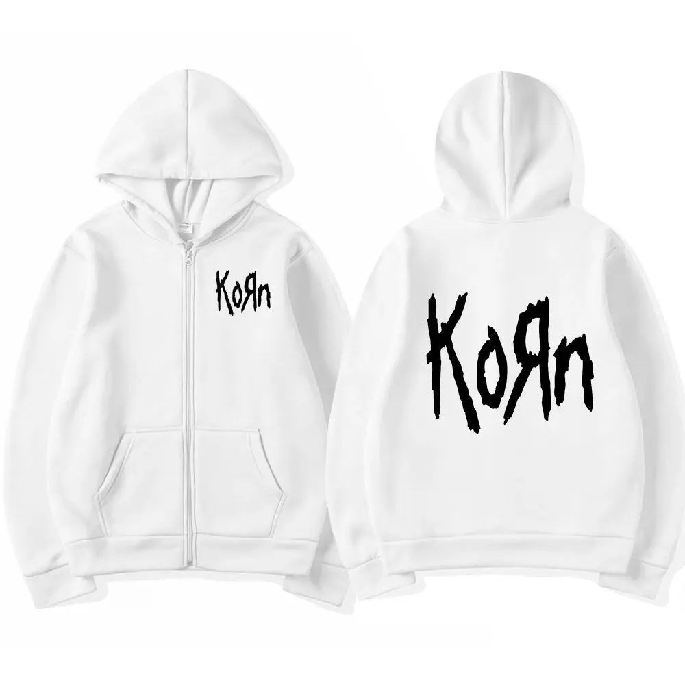 Korn Hoodie-Jacke – Trendige Musikliebe Mukker Gifts Shop