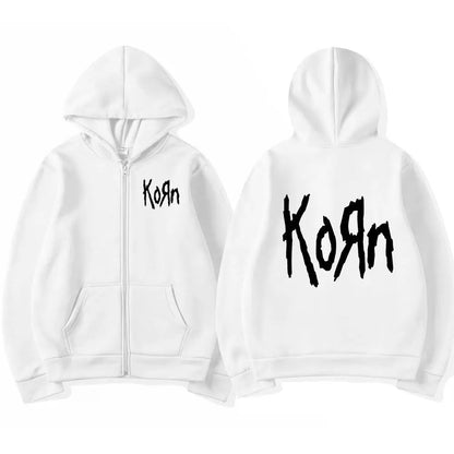 Korn Hoodie-Jacke – Trendige Musikliebe Mukker Gifts Shop